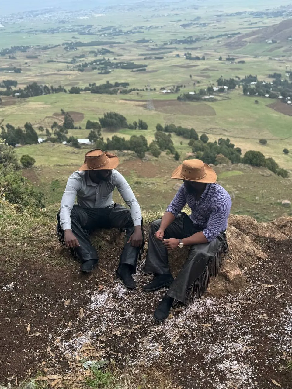 Riders resting